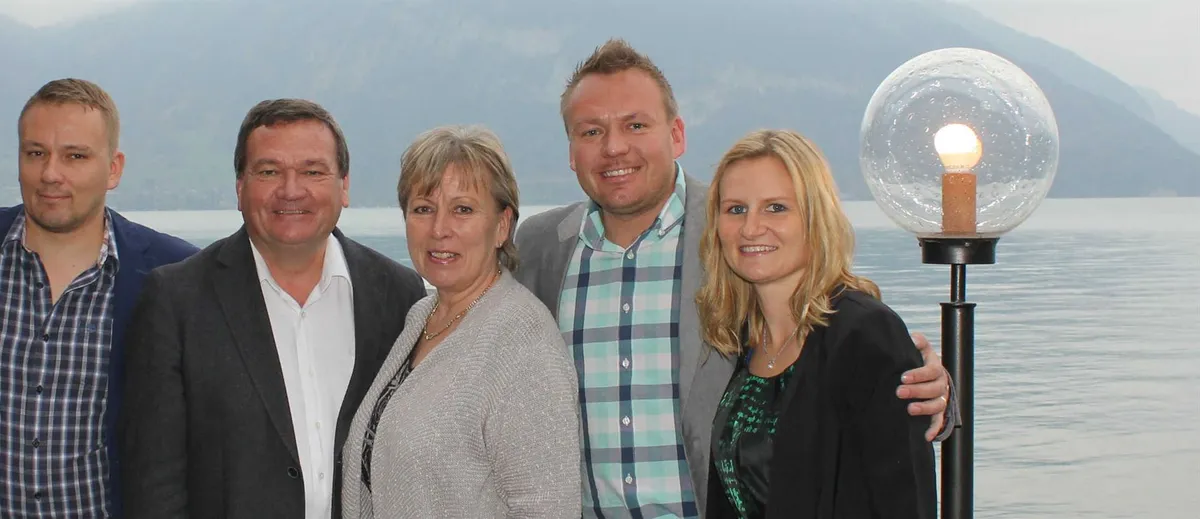 Familie Fetzer, seit vier Generationen Gastgeber im Chalet-Hotel Adler